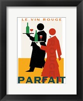 Framed Le Vin Rouge Parfait