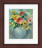 Framed Vibrant Bouquet
