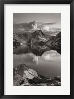 Framed Sawtooth Lake Sawtooth Mountains Idaho