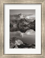 Framed Sawtooth Lake Sawtooth Mountains Idaho