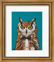 Framed 'Spy Animals I-Undercover Owl' border=