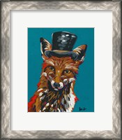 Framed 'Spy Animals IV-Sly Fox' border=