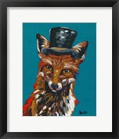 Framed 'Spy Animals IV-Sly Fox' border=