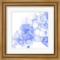 Framed Bubble Square Blue II