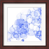 Framed Bubble Square Blue II
