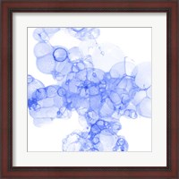 Framed Bubble Square Blue III