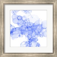 Framed Bubble Square Blue III