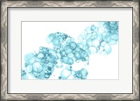 Framed Bubblescape Aqua I