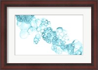 Framed Bubblescape Aqua II