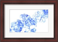 Framed Bubblescape Blue I