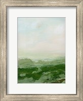 Framed Soft Green Hills