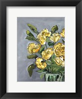 Framed Yellow Farmhouse Bouquet portrait I