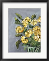 Framed Yellow Farmhouse Bouquet portrait I