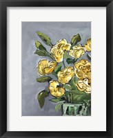 Framed Yellow Farmhouse Bouquet portrait I