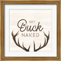 Framed Bath Art I-Buck Naked