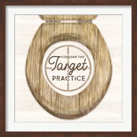Framed Bath Art IV-Target Practice