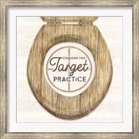 Framed Bath Art IV-Target Practice