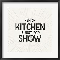 Framed Kitchen Art IV-Just for Show
