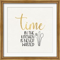 Framed Kitchen Art VII-Time