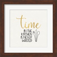 Framed Kitchen Art VII-Time