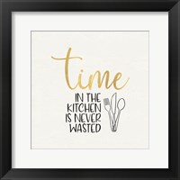 Framed Kitchen Art VII-Time