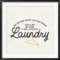 Framed Laundry Art IV-No Matter What