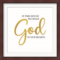 Framed Religious Art II-God in Hearts