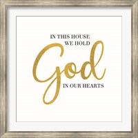 Framed Religious Art II-God in Hearts