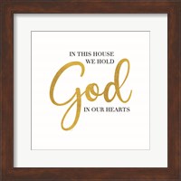 Framed Religious Art II-God in Hearts