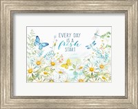 Framed Daisy Days I