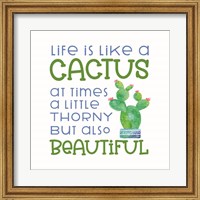Framed Playful Cactus IV
