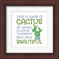Framed Playful Cactus IV