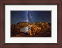 Framed Broken Arch Milky Way