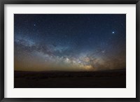 Framed Winter Milky Way Core Rise