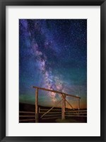 Framed Ranch Gate Milky Way