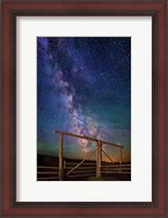 Framed Ranch Gate Milky Way