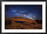 Framed Milky Way Mesa Arch