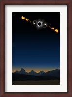 Framed Tetons Eclipse Series