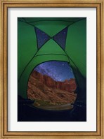 Framed Grand Canyon Stars Thru Tent
