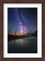 Framed Display Milky Way String Lake