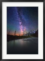Framed Display Milky Way String Lake