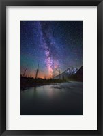 Framed Display Milky Way String Lake