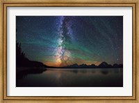 Framed Airglow Jackson Lake Tetons