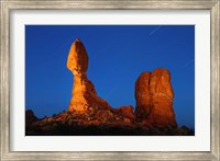 Framed Balanced Rock Arches Star Trails