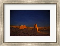 Framed Catherdral Valley Moonlight