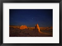 Framed Catherdral Valley Moonlight