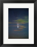 Framed Comet Thru Clouds