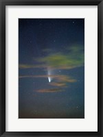 Framed Comet Thru Clouds