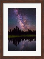 Framed Hayden Peak Lake
