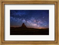 Framed Milky Way over Agathla Peak